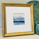 "Spread Kindness" - Original Painting in blue by Golden Lines and Silver Linings