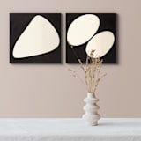 "Cloud Gate" - Original Painting in black by Bryn Wears-Fitipaldi