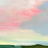 "Pink clouds" - Original Painting in multicolor by Lindsay Megahed
