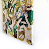 "Jungle Out There" - Original Painting in beige by Jessalin Beutler