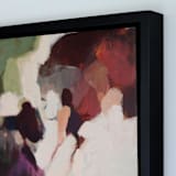 "Square Abstract No. 3" - Original Painting in multicolor by Wendy Keller