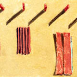 "New Mexico Architecture 3" - Original Painting in multicolorassorted-colors by Dana Williamowsky