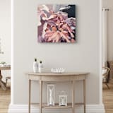 "Cranberries and Cream 1" - Original Painting in pink by Mandy Trimble Leonard