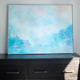 "Serendipitous" - Original Painting in blue by Kathryn Kelly