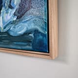 "Foreshadowing" - Original Painting in blue by Mary Ketch