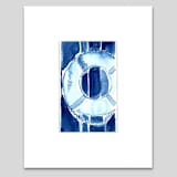 "You Can Count On Me" - Original Painting in blue by Golden Lines and Silver Linings