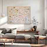 "Desert Sage Ocher" - Original Painting in beige by Shina Choi