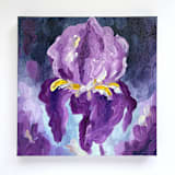 "'Iris: Tennessee'" - Original Painting in purple by Holly Whitcomb