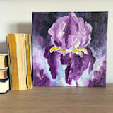 "'Iris: Tennessee'" - Original Painting in purple by Holly Whitcomb