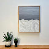 "Taos" - Original Painting in white by Taura Null