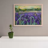 "Heart with Nature" - Original Painting in multicolorassorted-colors by CONNIE COLLUM