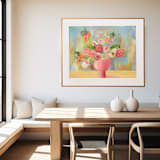 "Mabel Comes to Visit" - Original Painting in multicolorassorted-colors by CONNIE COLLUM
