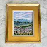 "“A Place I’ll Return To” - 14” x 16” original framed painting" - Original Painting in multicolor by Sarah Mankin