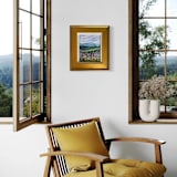 "“A Place I’ll Return To” - 14” x 16” original framed painting" - Original Painting in multicolor by Sarah Mankin