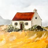 "Whispers Of The Wind Original Painting" - Original Painting in brown by Lucrecia Caporale