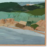 "Rocky Beach" - Original Painting in multicolorassorted-colors by Caryn Owen