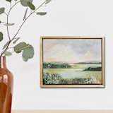 "Spring Clouds l" - Original Painting in multicolor by AlisonJerry