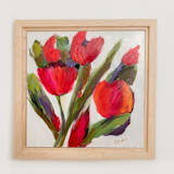 "Minta" - Original Painting in multicolorassorted-colors by CONNIE COLLUM