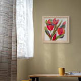 "Minta" - Original Painting in multicolorassorted-colors by CONNIE COLLUM