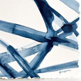 "Indigo Cell Landscape 3" - Original Painting in blue by Mary Gaspar