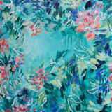 ""Emma’s Bloom" – 36x36 – Framed Original Painting" - Original Painting in multicolorassorted-colors by Sarah Mankin