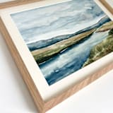 "River's Edge" - Original Painting in multicolor by Sara Swanson