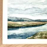"River's Edge" - Original Painting in multicolor by Sara Swanson