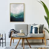 "Jewel Basin" - Original Painting in green by Mya Bessette