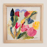 "Naomi" - Original Painting in multicolorassorted-colors by CONNIE COLLUM