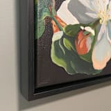 "Harvest Bloom" - Original Painting in white by Mandy Trimble Leonard