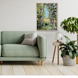 "In The Yellow Field" - Original Painting in multicolor by AlisonJerry