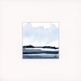 "Where The Soul Can Shelter" - Original Painting in blue by Golden Lines and Silver Linings