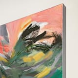 "Winds of Change 2" - Original Painting in multicolorassorted-colors by Stacy Kron