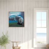 "Still Waters, Soft Souls" - Original Painting in multicolorassorted-colors by CONNIE COLLUM