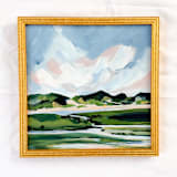 "Perfect Beach Day" - Original Painting in multicolor by Green Barn Studio