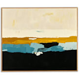 "Yellow Seascape Series" - Original Painting in multicolorassorted-colors by Caryn Owen