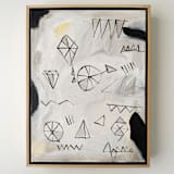 "Untitled No 1" - Original Painting in beige by Amy Early