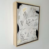 "Untitled No 1" - Original Painting in beige by Amy Early