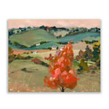 "Autumn Scene" - Original Painting in multicolor by Lindsay Megahed