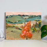 "Autumn Scene" - Original Painting in multicolor by Lindsay Megahed
