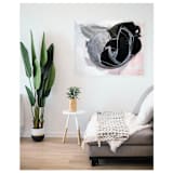 "Folding In" - Original Painting in black by Kirsta Benedetti