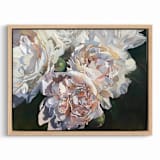 "Peaches and Petals" - Original Painting in multicolor by Mandy Trimble Leonard