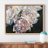 "Peaches and Petals" - Original Painting in multicolor by Mandy Trimble Leonard