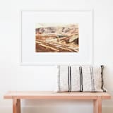 "Mountains 1" - Original Painting in multicolorassorted-colors by Dana Williamowsky