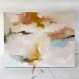 "First Glow Original Oil Painting" - Original Painting in natural by Nicoletta Savod
