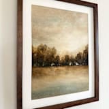 "Fall Reflections" - Original Painting in multicolorassorted-colors by Sara Swanson