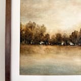 "Fall Reflections" - Original Painting in multicolorassorted-colors by Sara Swanson