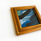 "Winter sea" - Original Painting in blue by Jessalin Beutler