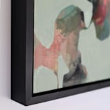 "Mint Abstract" - Original Painting in green by Wendy Keller