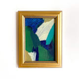 "Easy Errand" - Original Painting in green by Jessalin Beutler